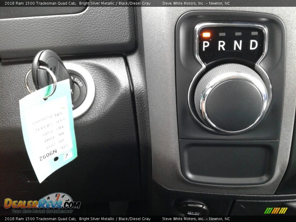 2018 Ram 1500 Tradesman Quad Cab Bright Silver Metallic / Black/Diesel Gray Photo #21