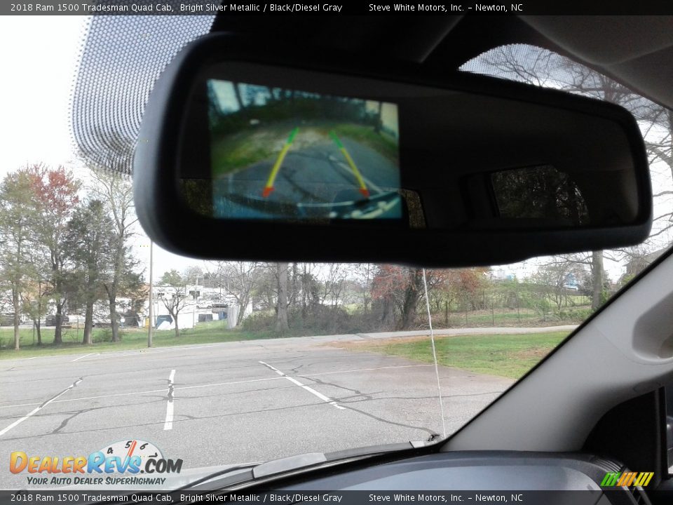 2018 Ram 1500 Tradesman Quad Cab Bright Silver Metallic / Black/Diesel Gray Photo #24