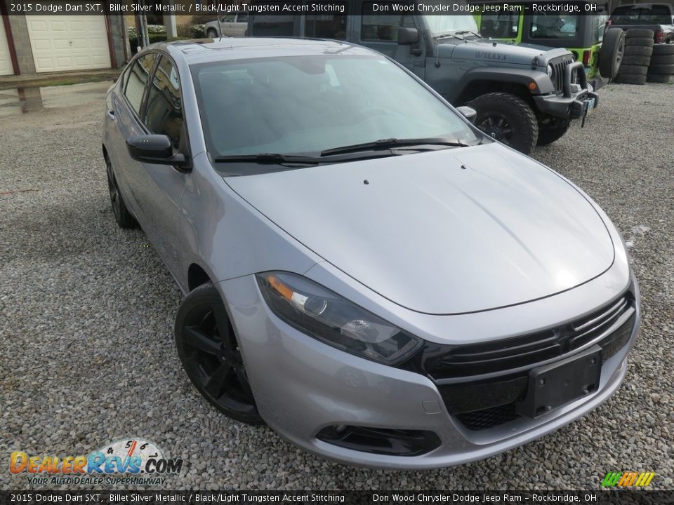 2015 Dodge Dart SXT Billet Silver Metallic / Black/Light Tungsten Accent Stitching Photo #2
