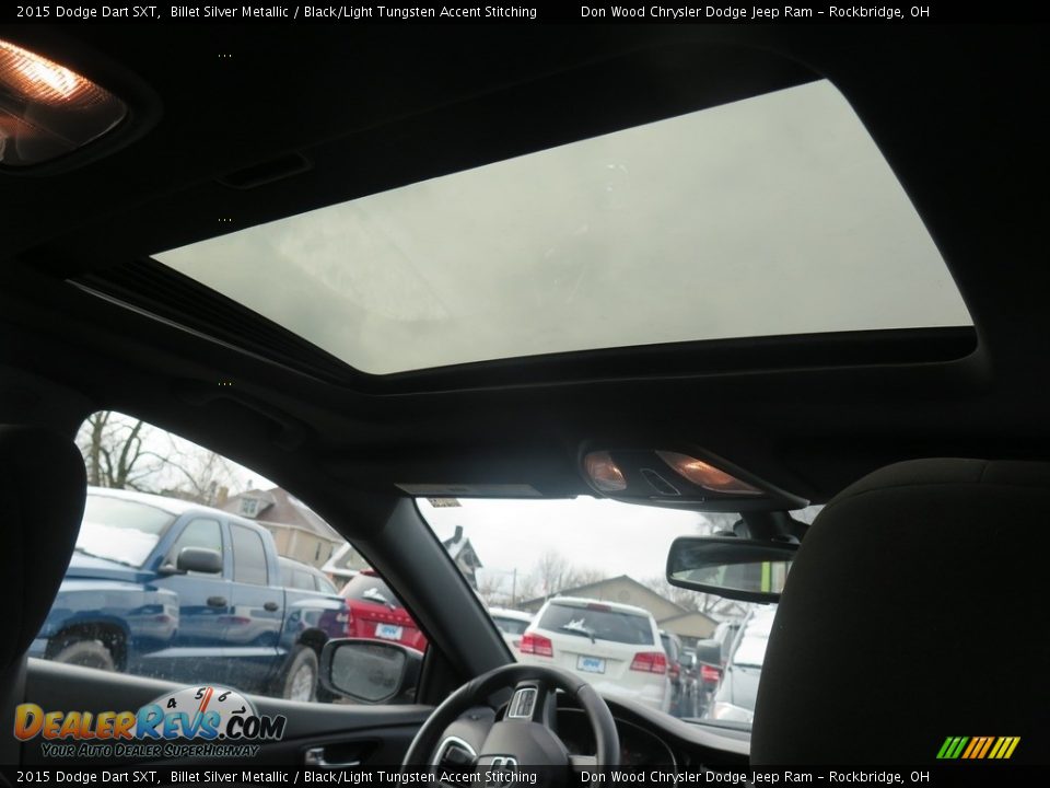 2015 Dodge Dart SXT Billet Silver Metallic / Black/Light Tungsten Accent Stitching Photo #3