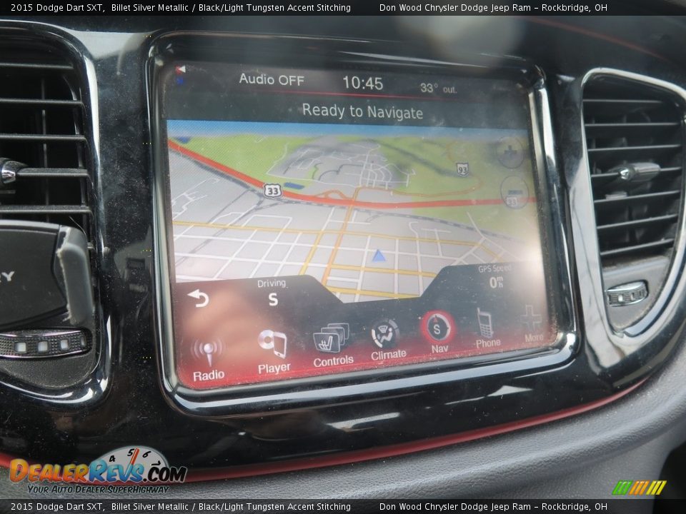 2015 Dodge Dart SXT Billet Silver Metallic / Black/Light Tungsten Accent Stitching Photo #5