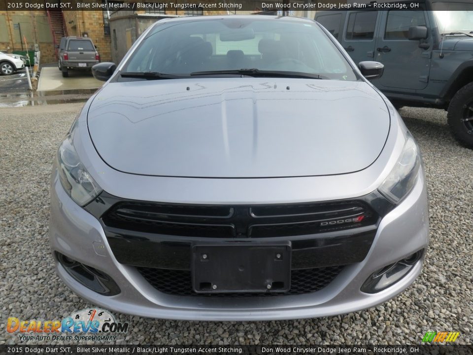 2015 Dodge Dart SXT Billet Silver Metallic / Black/Light Tungsten Accent Stitching Photo #8