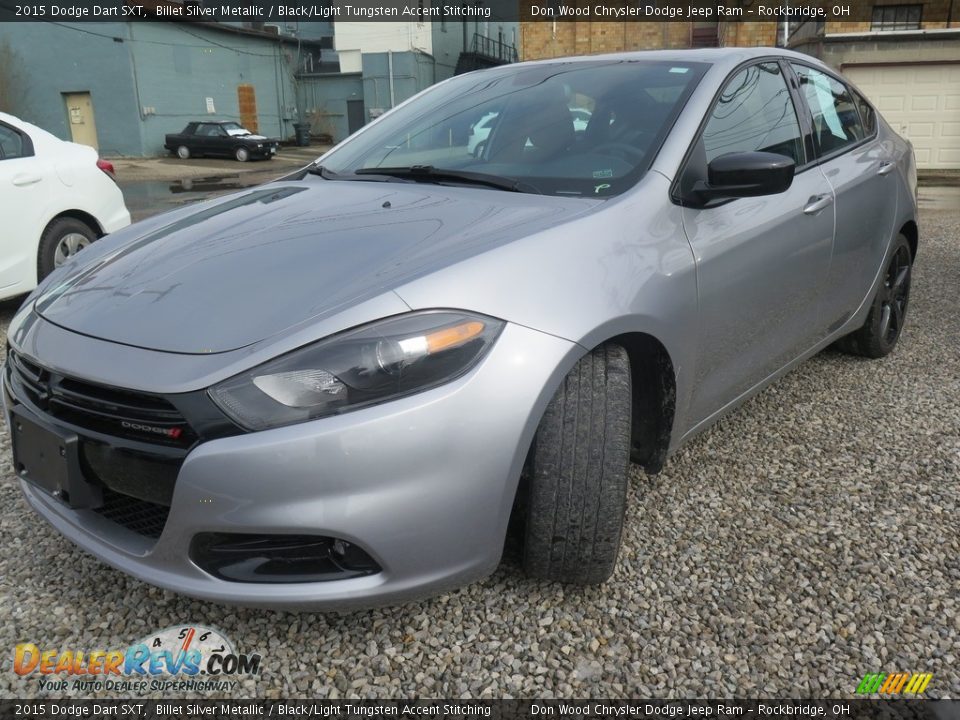 2015 Dodge Dart SXT Billet Silver Metallic / Black/Light Tungsten Accent Stitching Photo #9