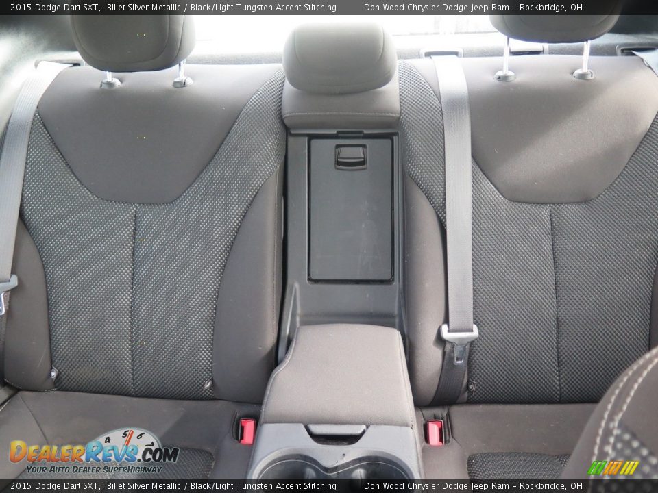 2015 Dodge Dart SXT Billet Silver Metallic / Black/Light Tungsten Accent Stitching Photo #24