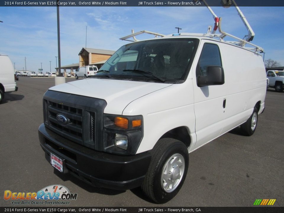 2014 Ford E-Series Van E150 Cargo Van Oxford White / Medium Flint Photo #1