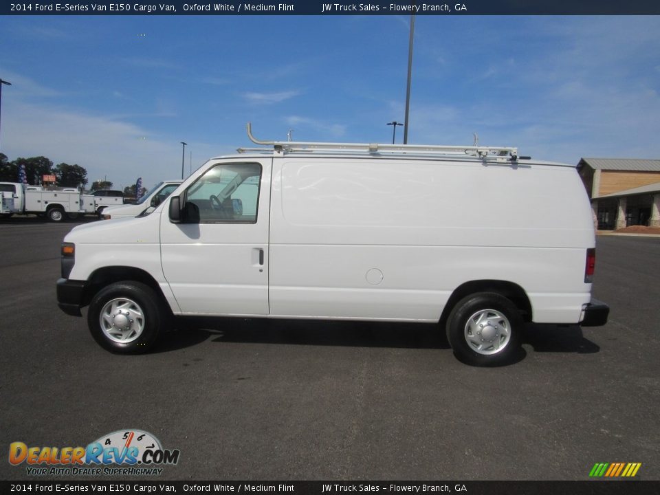 2014 Ford E-Series Van E150 Cargo Van Oxford White / Medium Flint Photo #2
