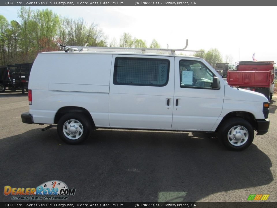 2014 Ford E-Series Van E150 Cargo Van Oxford White / Medium Flint Photo #6