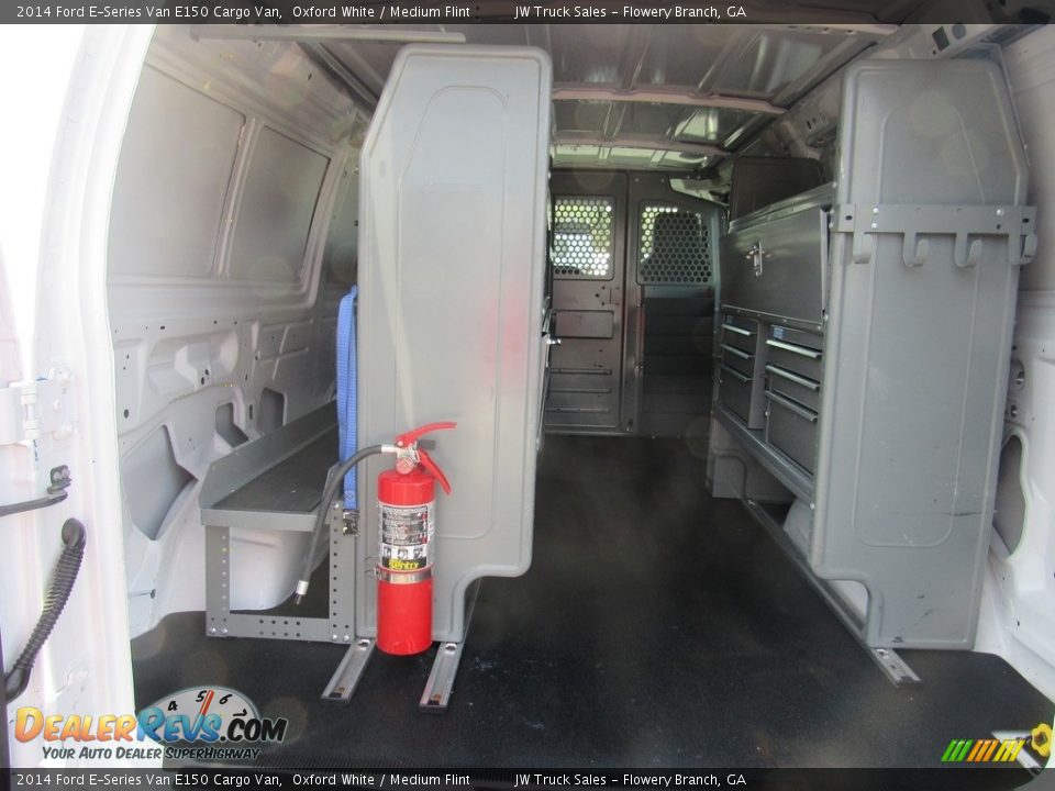 2014 Ford E-Series Van E150 Cargo Van Oxford White / Medium Flint Photo #13