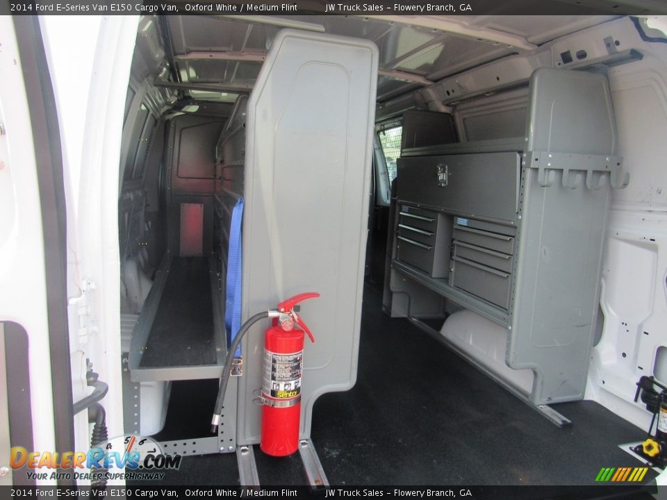 2014 Ford E-Series Van E150 Cargo Van Oxford White / Medium Flint Photo #14