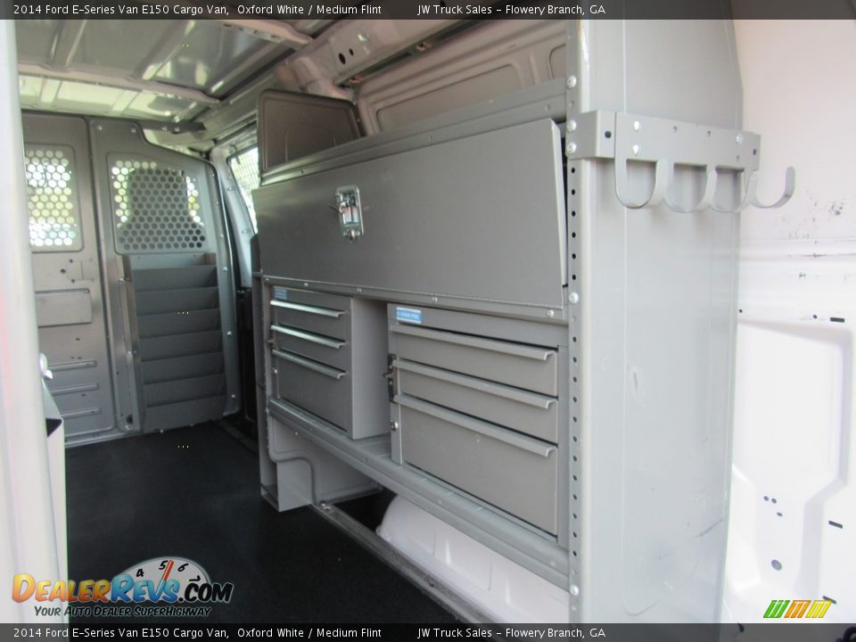 2014 Ford E-Series Van E150 Cargo Van Oxford White / Medium Flint Photo #17