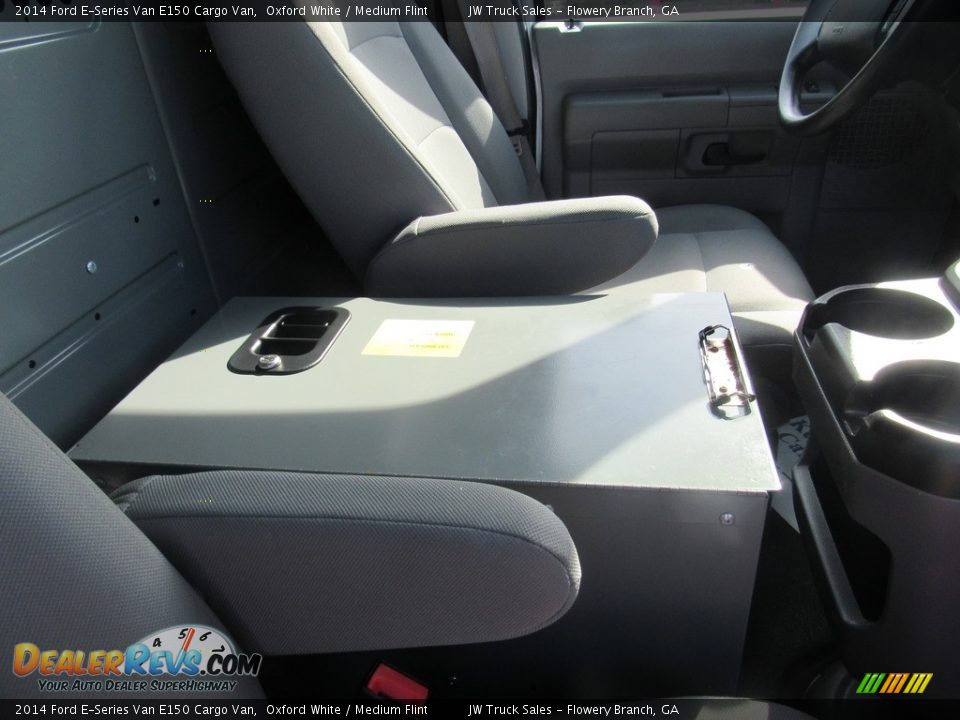 2014 Ford E-Series Van E150 Cargo Van Oxford White / Medium Flint Photo #29