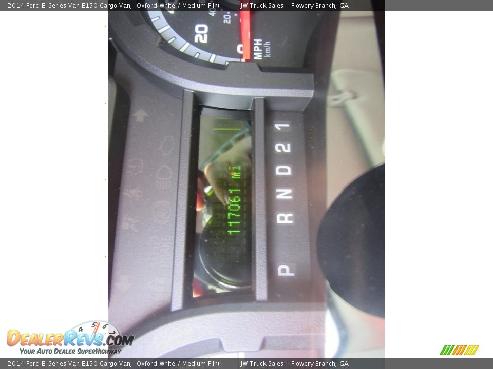 2014 Ford E-Series Van E150 Cargo Van Oxford White / Medium Flint Photo #34