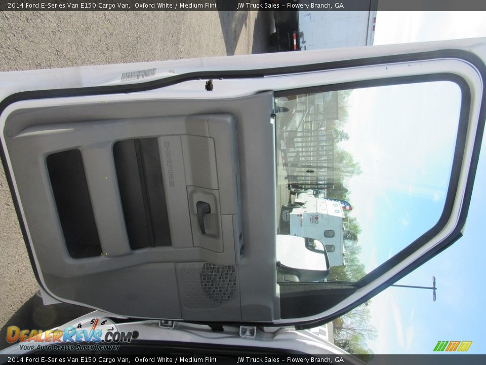 2014 Ford E-Series Van E150 Cargo Van Oxford White / Medium Flint Photo #35