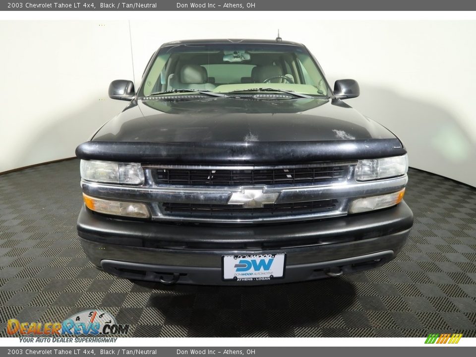 2003 Chevrolet Tahoe LT 4x4 Black / Tan/Neutral Photo #6