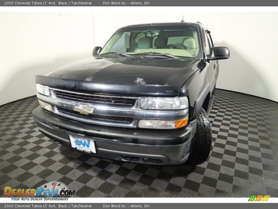 2003 Chevrolet Tahoe LT 4x4 Black / Tan/Neutral Photo #7