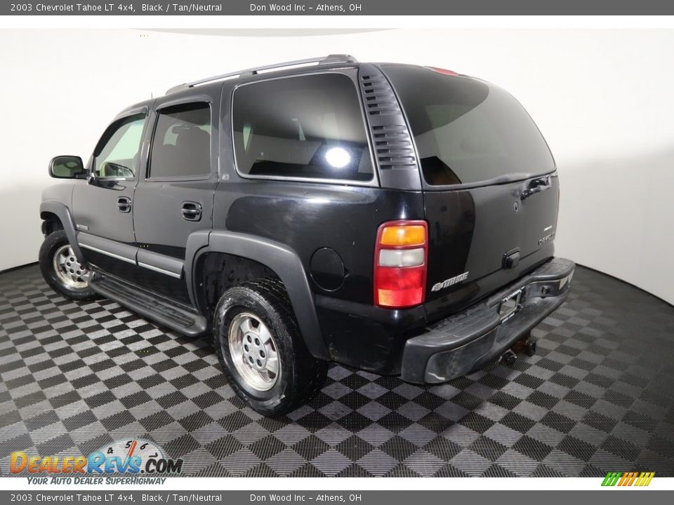 2003 Chevrolet Tahoe LT 4x4 Black / Tan/Neutral Photo #9