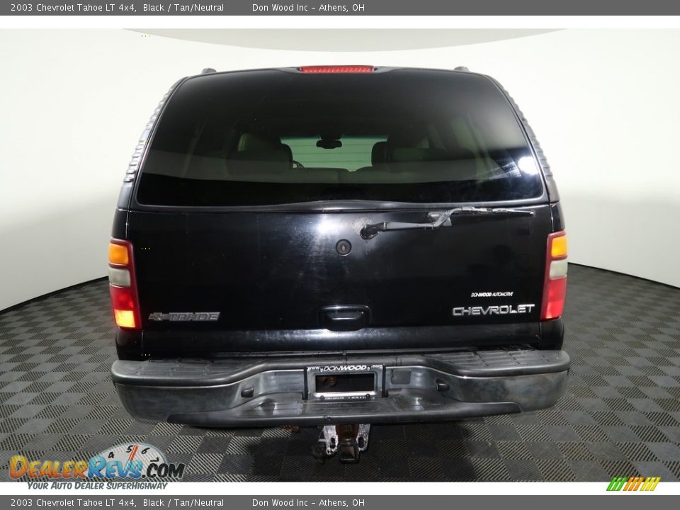 2003 Chevrolet Tahoe LT 4x4 Black / Tan/Neutral Photo #11