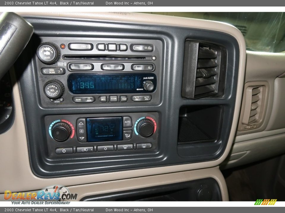 2003 Chevrolet Tahoe LT 4x4 Black / Tan/Neutral Photo #17