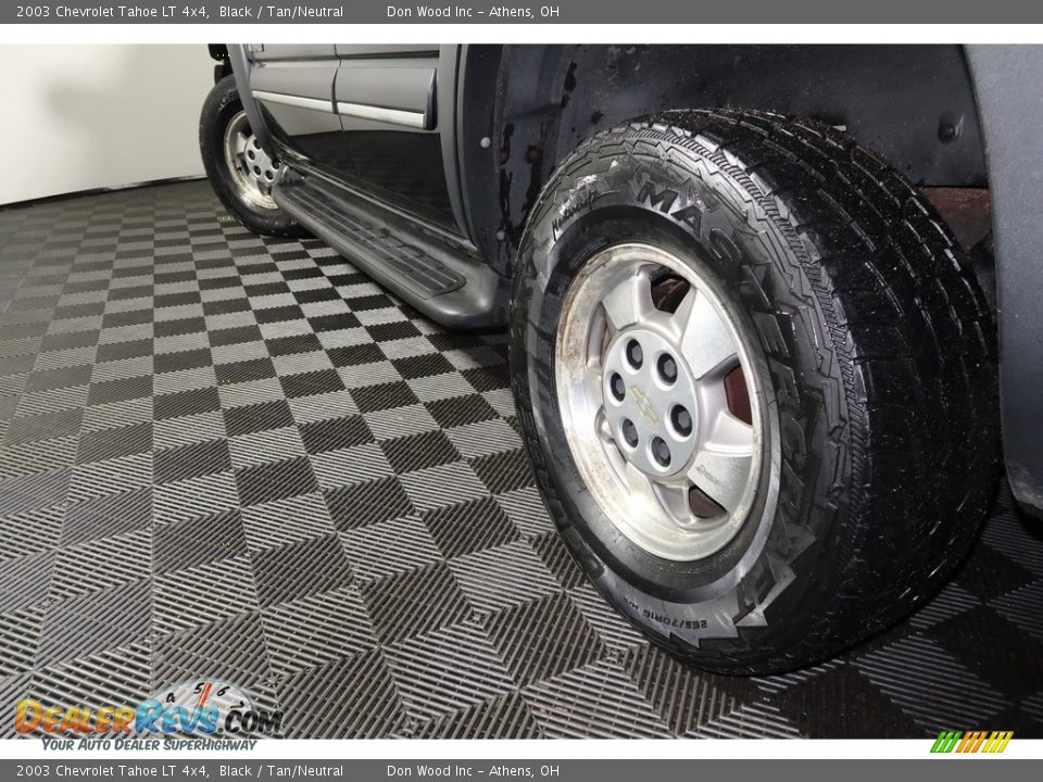 2003 Chevrolet Tahoe LT 4x4 Black / Tan/Neutral Photo #20