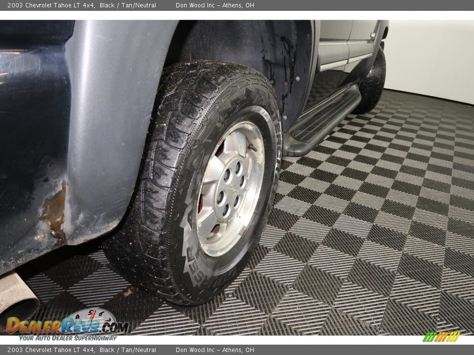 2003 Chevrolet Tahoe LT 4x4 Black / Tan/Neutral Photo #21