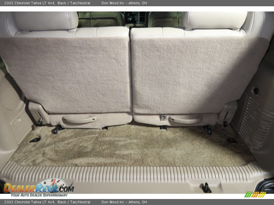 2003 Chevrolet Tahoe LT 4x4 Black / Tan/Neutral Photo #23