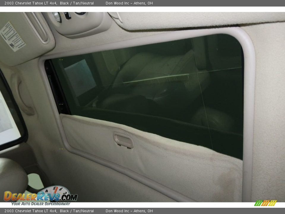 2003 Chevrolet Tahoe LT 4x4 Black / Tan/Neutral Photo #25