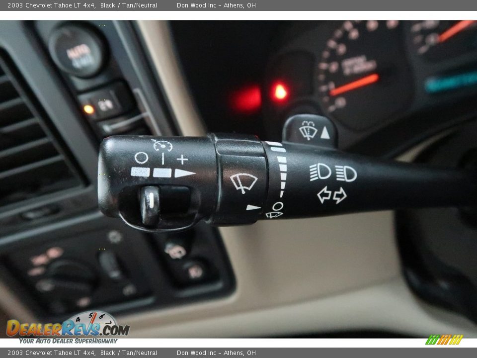 2003 Chevrolet Tahoe LT 4x4 Black / Tan/Neutral Photo #32