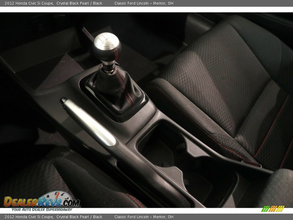 2012 Honda Civic Si Coupe Crystal Black Pearl / Black Photo #18