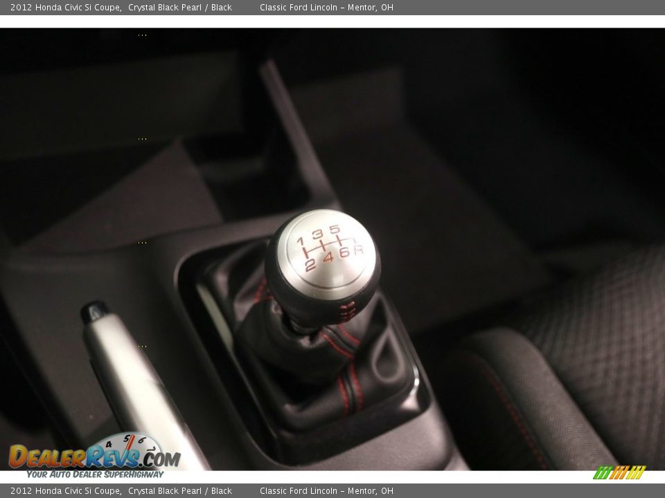 2012 Honda Civic Si Coupe Crystal Black Pearl / Black Photo #19