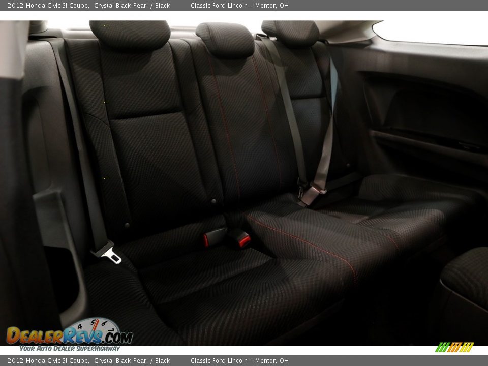2012 Honda Civic Si Coupe Crystal Black Pearl / Black Photo #20