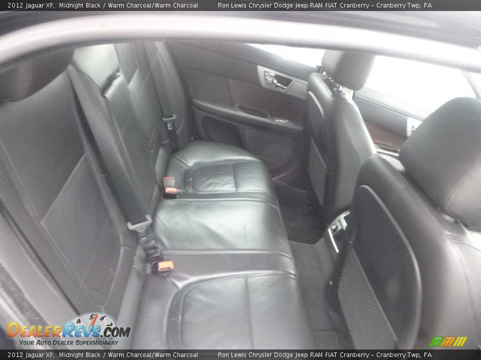 2012 Jaguar XF Midnight Black / Warm Charcoal/Warm Charcoal Photo #7