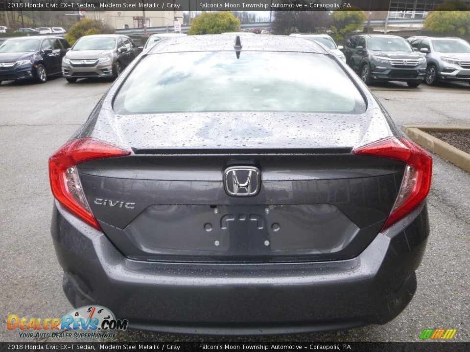 2018 Honda Civic EX-T Sedan Modern Steel Metallic / Gray Photo #3