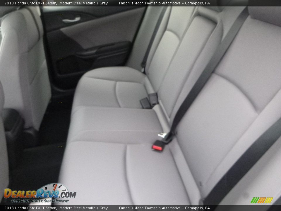 2018 Honda Civic EX-T Sedan Modern Steel Metallic / Gray Photo #9