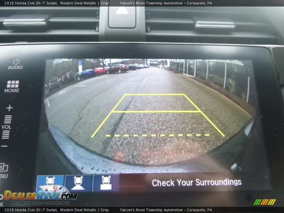 2018 Honda Civic EX-T Sedan Modern Steel Metallic / Gray Photo #15