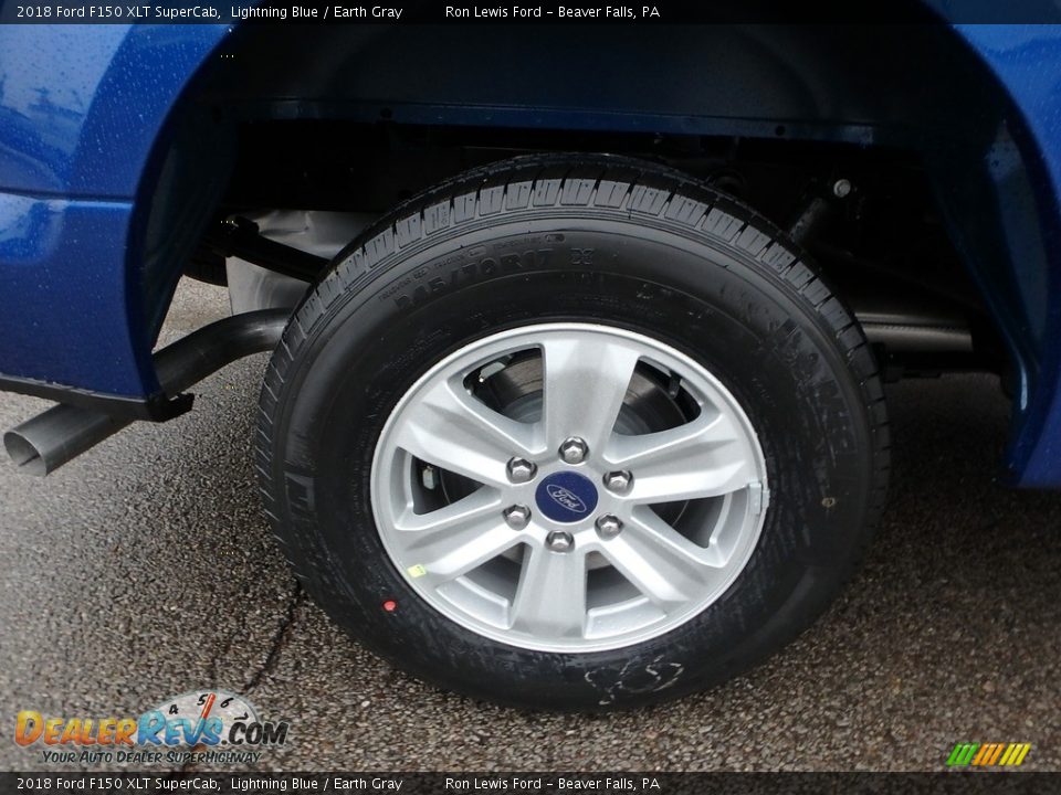 2018 Ford F150 XLT SuperCab Lightning Blue / Earth Gray Photo #2