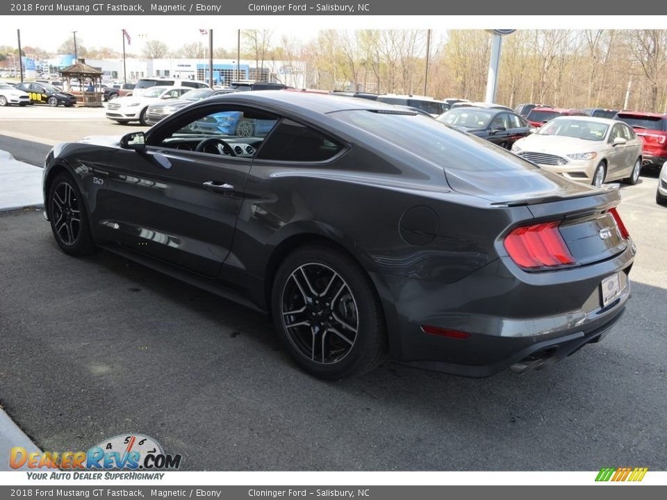 2018 Ford Mustang GT Fastback Magnetic / Ebony Photo #15