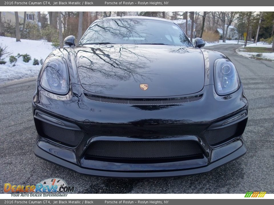 2016 Porsche Cayman GT4 Jet Black Metallic / Black Photo #2