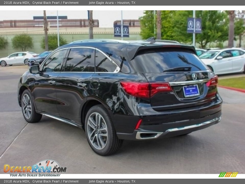 2018 Acura MDX Crystal Black Pearl / Parchment Photo #5