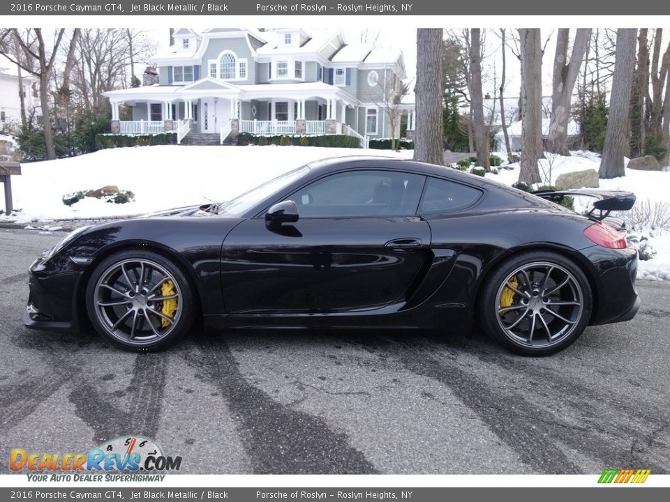 Jet Black Metallic 2016 Porsche Cayman GT4 Photo #3