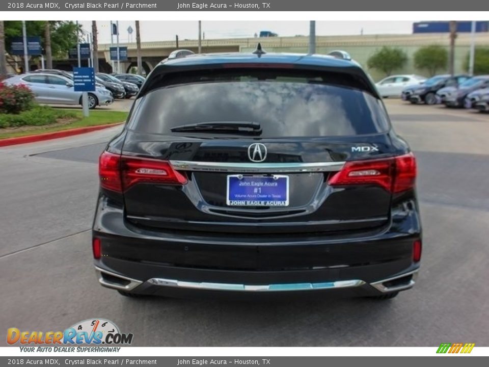 2018 Acura MDX Crystal Black Pearl / Parchment Photo #6