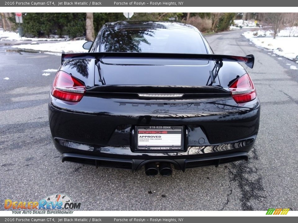 2016 Porsche Cayman GT4 Jet Black Metallic / Black Photo #5