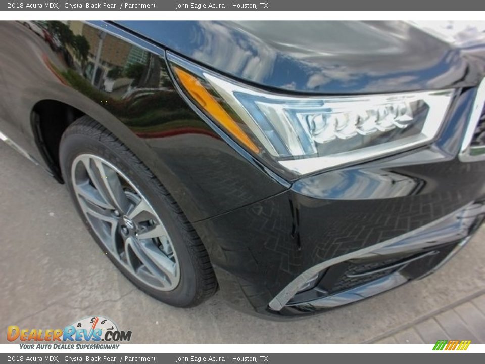 2018 Acura MDX Crystal Black Pearl / Parchment Photo #10