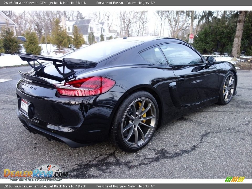 2016 Porsche Cayman GT4 Jet Black Metallic / Black Photo #6