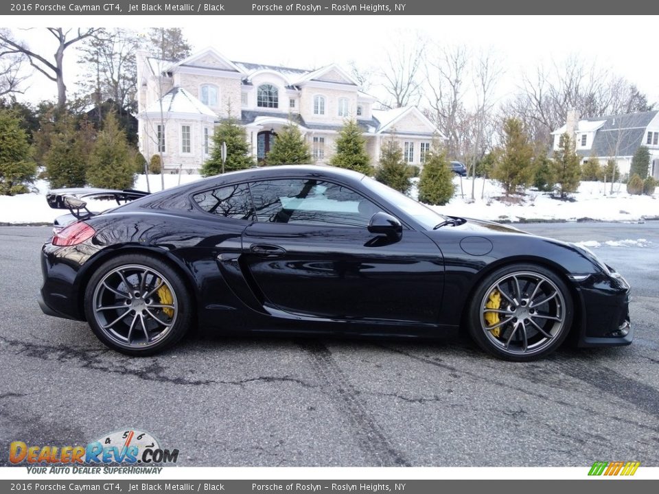 2016 Porsche Cayman GT4 Jet Black Metallic / Black Photo #7