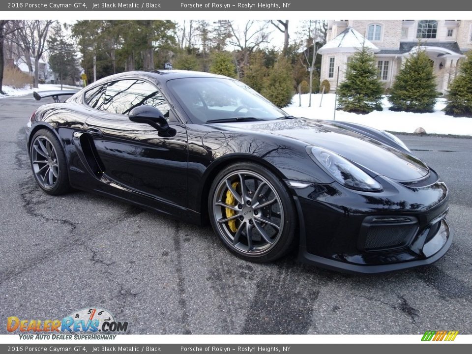 Jet Black Metallic 2016 Porsche Cayman GT4 Photo #8
