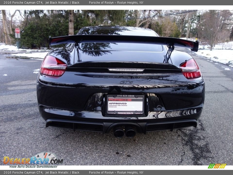 2016 Porsche Cayman GT4 Jet Black Metallic / Black Photo #10