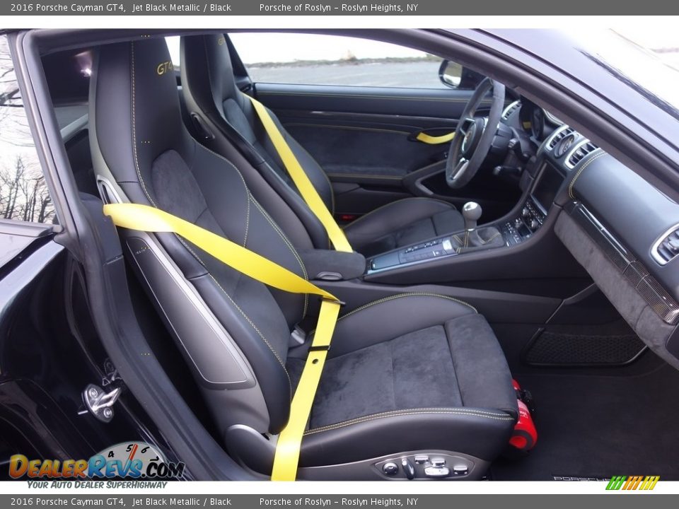 2016 Porsche Cayman GT4 Jet Black Metallic / Black Photo #14