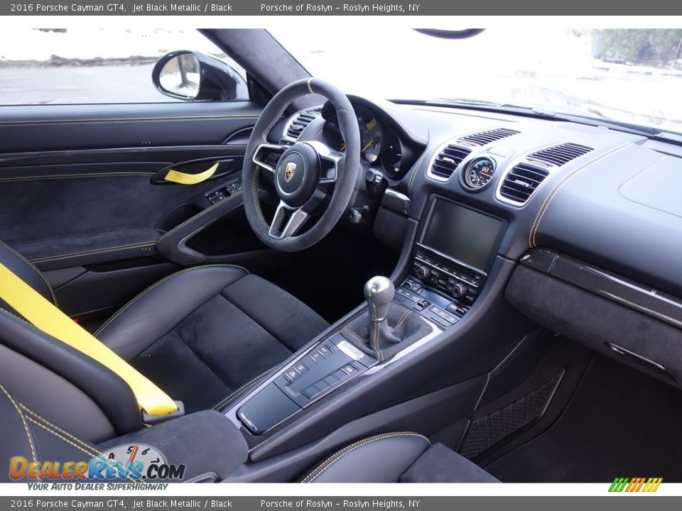 2016 Porsche Cayman GT4 Jet Black Metallic / Black Photo #16