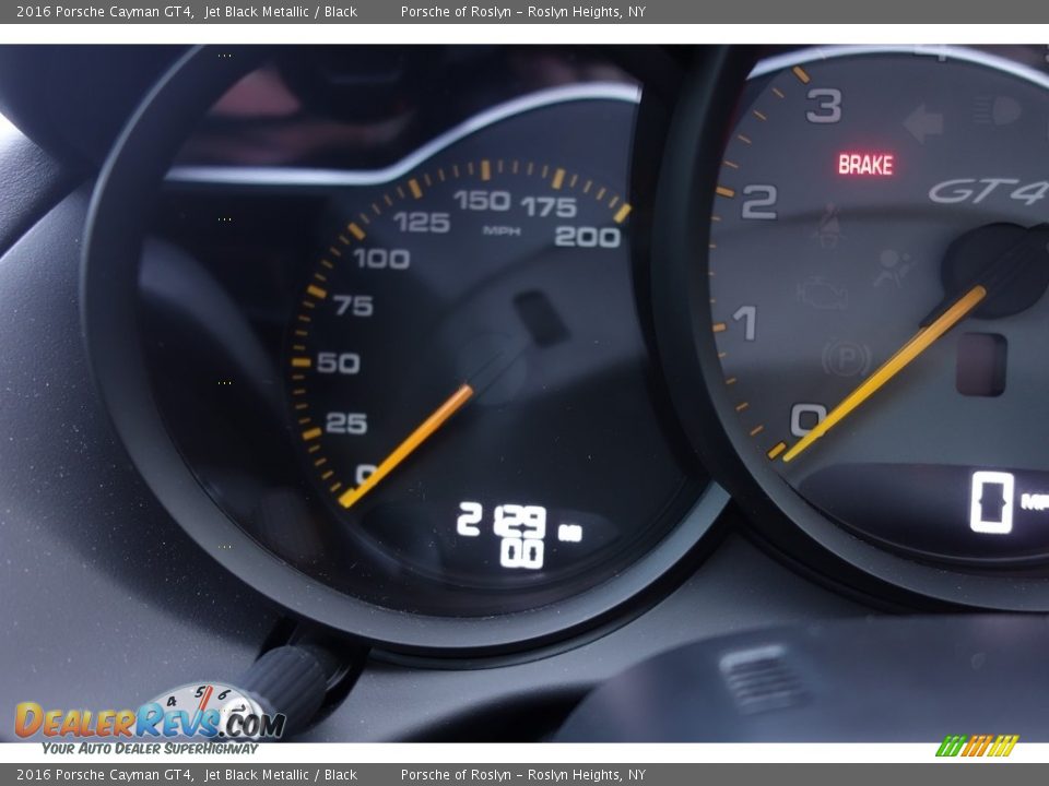 2016 Porsche Cayman GT4 Jet Black Metallic / Black Photo #22