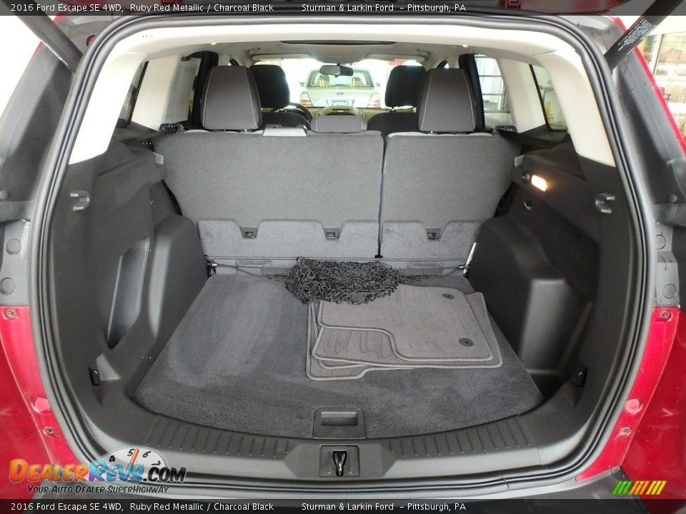 2016 Ford Escape SE 4WD Ruby Red Metallic / Charcoal Black Photo #3